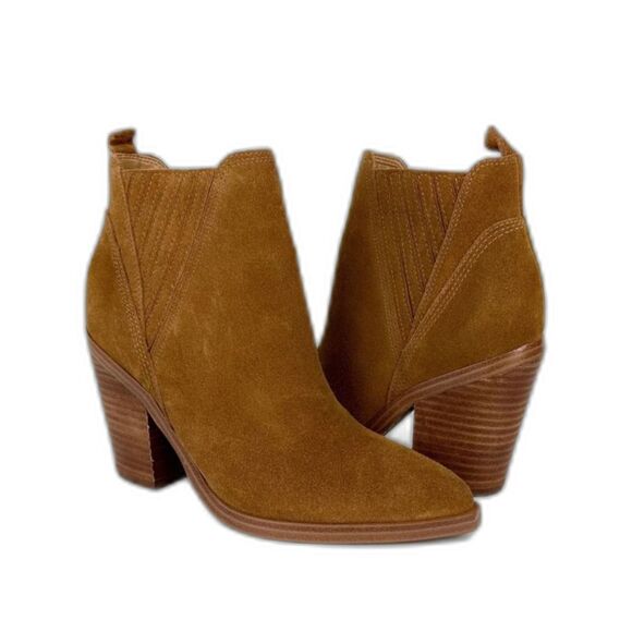 Marc Fisher Shoes - Marc Fisher Western LTD Gadri Booties | Tan Suede | Size 10M